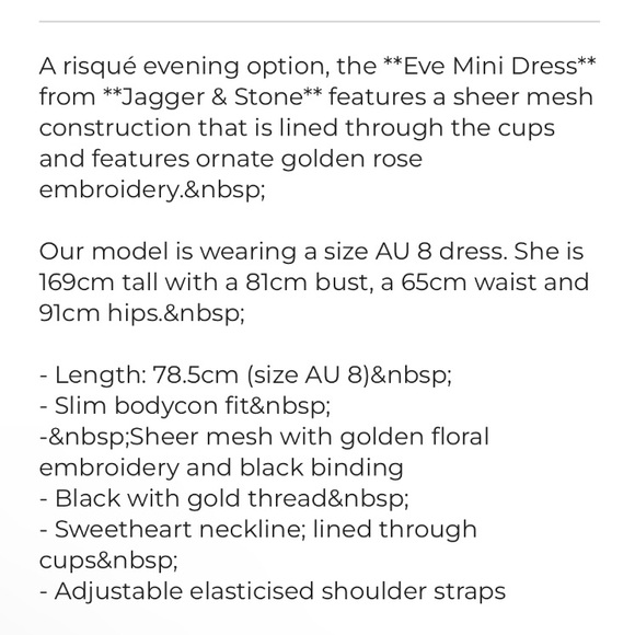 JAGGER & STONE Eve Sheer Mesh Mini Dress - 8 - Picture 9 of 9